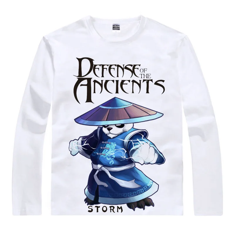 Coolprint Anime Shirt DOTA2 DOTA 2 T-Shirts Multi-style Long Sleeve Shadow Fiend Storm Spirit Cospl