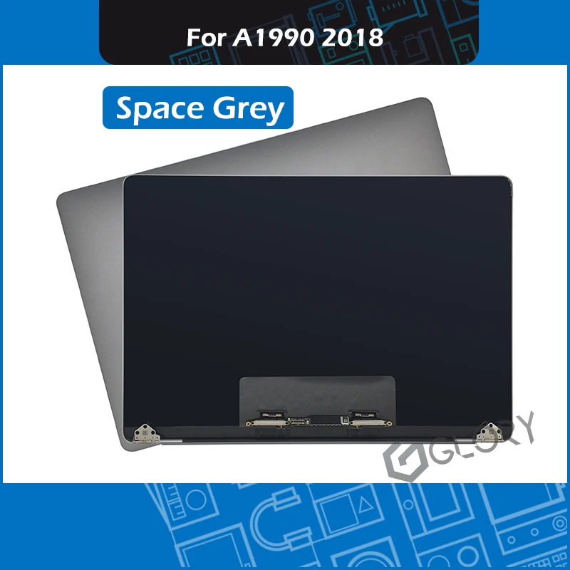 Genuine A1990 LCD Screen Assembly Space Grey for font b Macbook b font Pro Retina 15