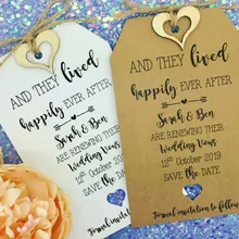 Персонализированные блестящие кольца свадебные пригласительные открытки, пользовательские печатные кляп обновление приглашение на годовщину подарок на день рождения ярлыки