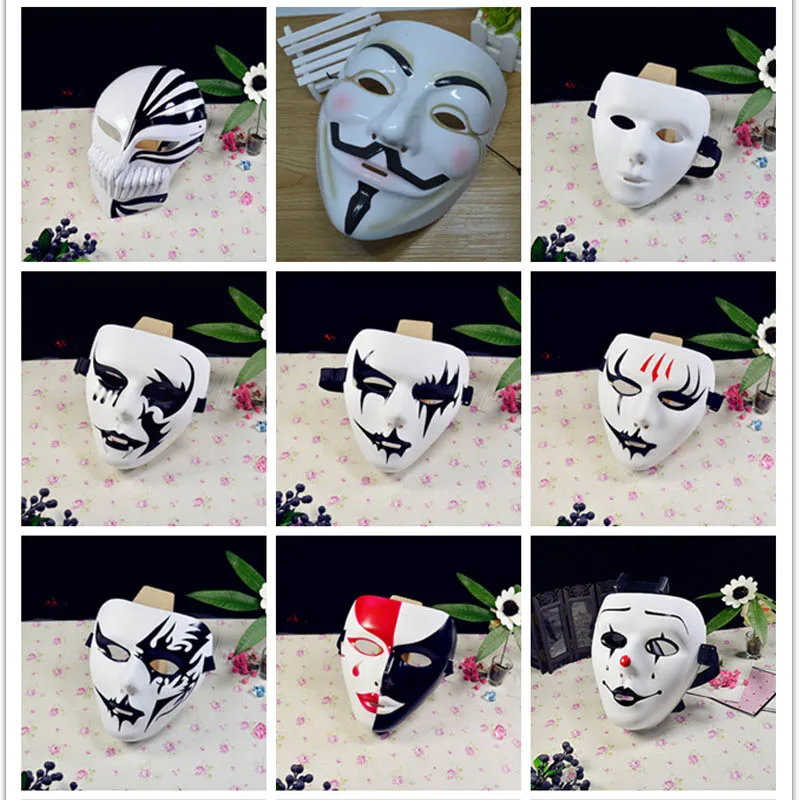 Jabbawockez хип хоп ПВХ маска Хэллоуин косплей костюм вечеринка V для Vendetta Anonymous Guy Fawkes
