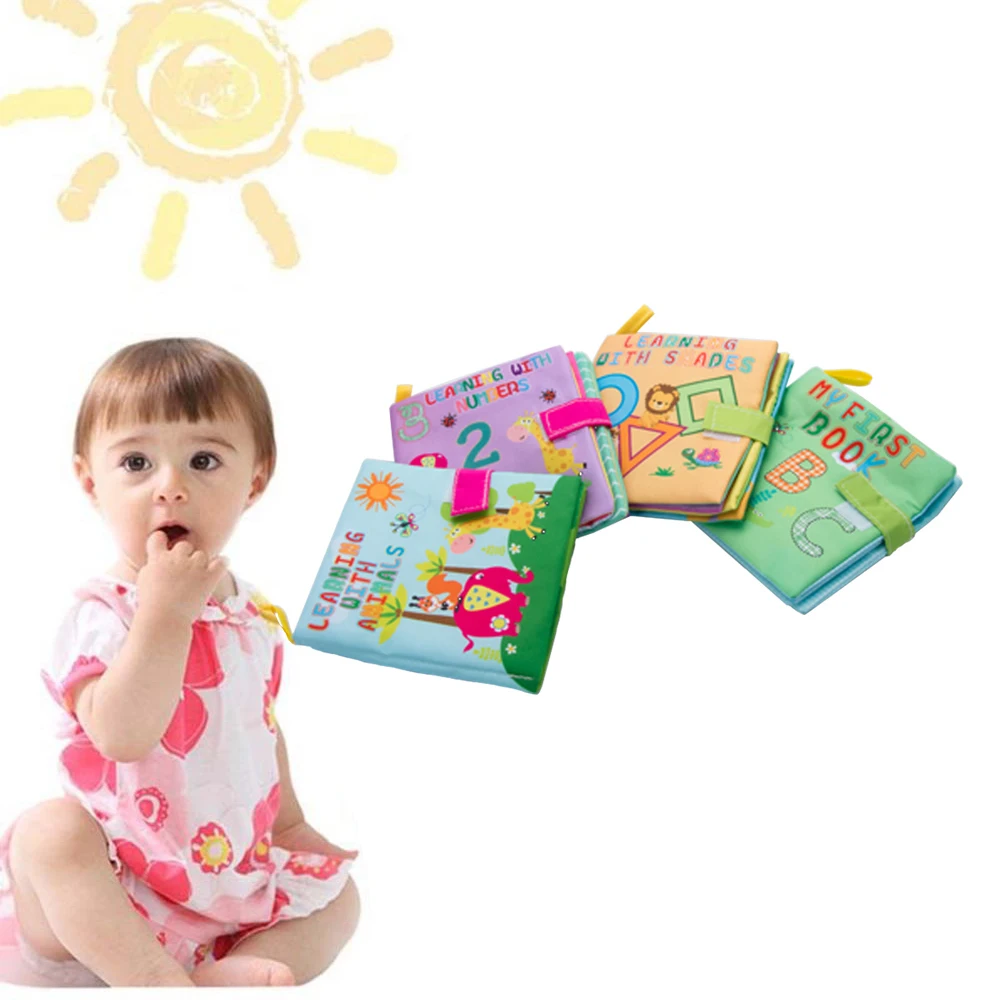Популярная Мягкая тканевая книга с детской музыкальной игрушкой для