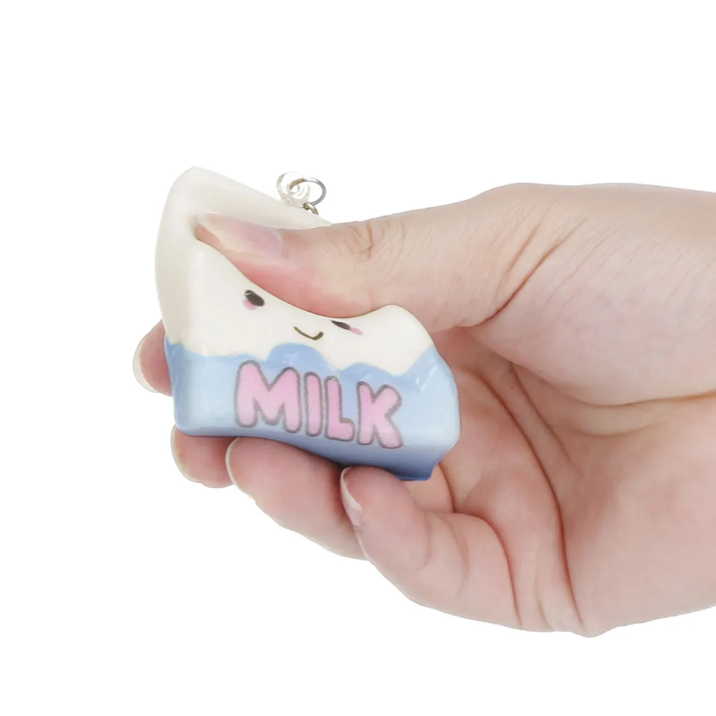 Мультфильм Очаровательны медленно отскок цвет молоко экструзии медленно поднимается ручной зажим pu моделирование декомпрессии игрушка ручной работы L0627