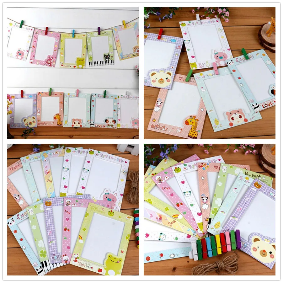 

1Set/9PCS Combination Photo Frame Kids Wall Photo Frame 6inch Child Picture Frame Bedroom Decor