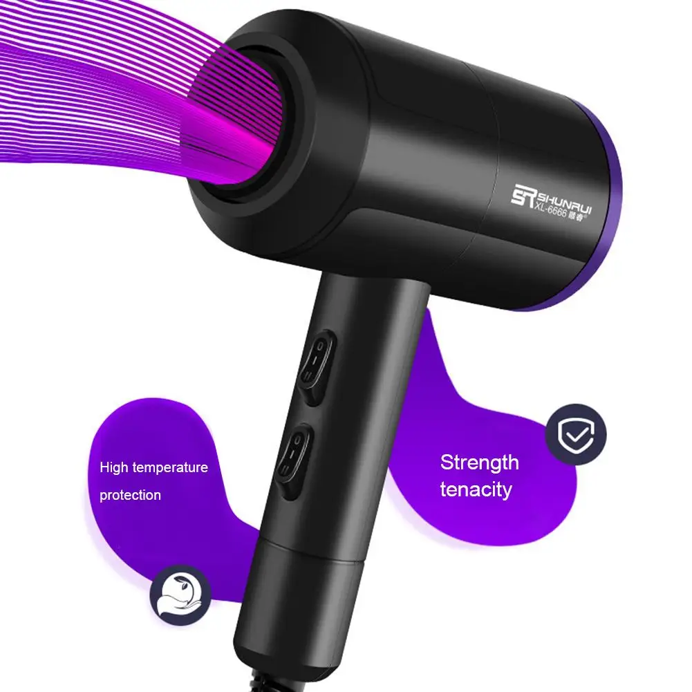 

Electric High Power Negative Ion Cold Hot Home Hair Dryer Salon Hairstyle Tool