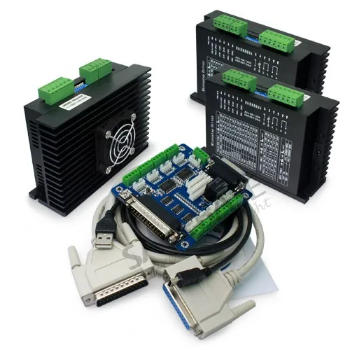 

CNC 5 Axis Breakout Board+3x MA860H Stepper Driver 2.6-7.2A Nema23 Nema34 Nema42