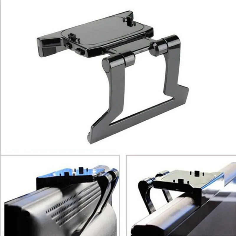 

Adjustable TV Monitor Clip Mount Clamp Foldable Braket for Microsoft Xbox 360 Xbox360 Kinect Sensor Camera Stand Holder