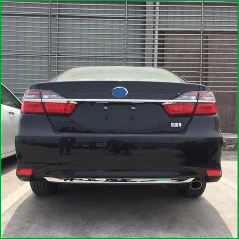 Для Toyota Camry V55 2015 2016 ABS хромированный декоративный задний или передний бампер