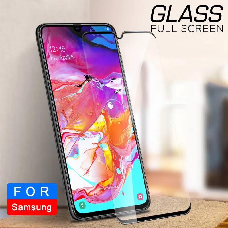 

Full Cover Protective Glass for Samsung Galaxy A50 A30 A20 Screen Protector Tempered Glass for Samsung M10 M20 M30 A40 A70 A10