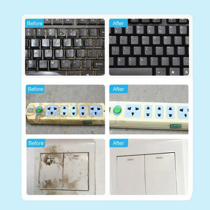 10/20pcs 10*6*2cm Sponge Eraser Kitchen Duster Wipes Home Clean Accessory Microfiber Dish Cleaning Melamine Sponge NanoWholesale