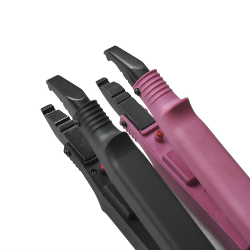 Black/Pink Hair Extension Iron Keratin Bonding Tools Fusion Heat Connector Machine Temperature Fusion Heat Connector EU Plug