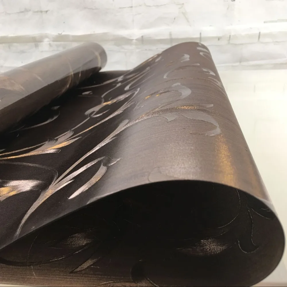 Customized size Retro copper Pvc soft glass tablecloth customized size hig qualitycheap dinner pad old table cover Cover blemish