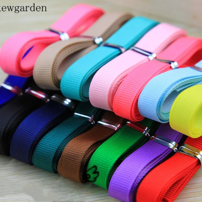 

Kewgarden 10mm 6mm 3mm Grosgrain Ribbon DIY Bowknot Packing Satin Ribbon Handmade Tape Double Face Riband 50 Yards