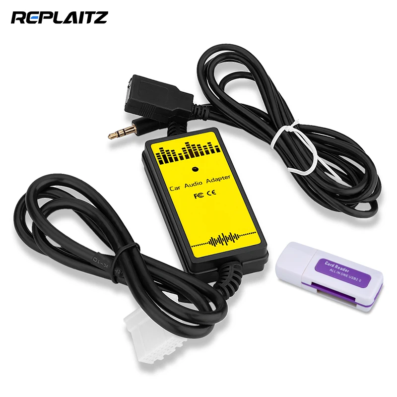 Buy Car Adapter Auto Audio MP3 Player USB AUX 3.5mm