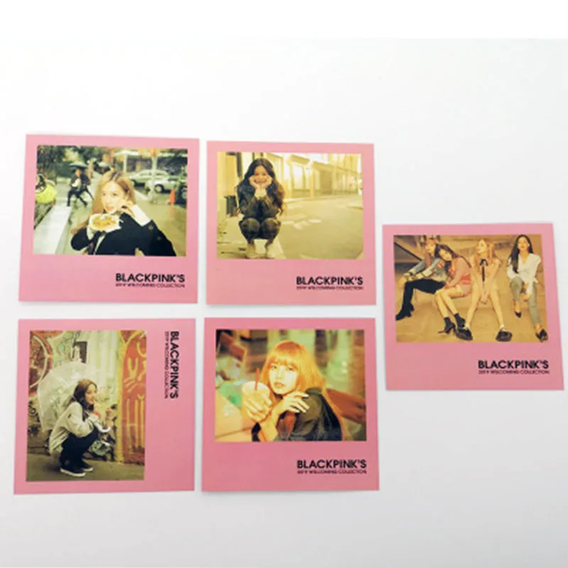 BlackPink Дженни JISOO Лиза Роза 1 комплект Same Paragraph Polaroid Почтовые открытки ЛОМО карта