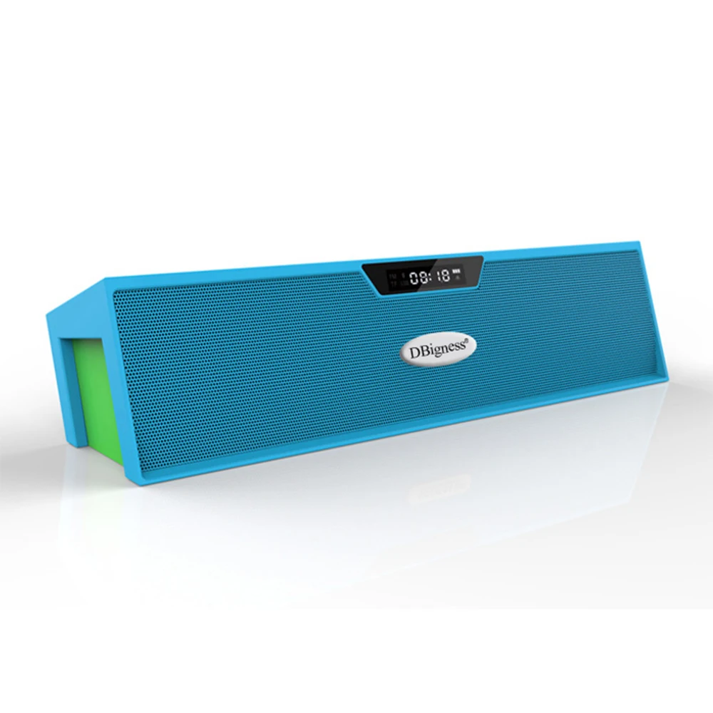 Dbigness HiFi Bluetooth динамик 10 Вт супер бас Поддержка Будильник с ЖКД экран портативные динамики стерео звуковая коробка портативный динамик