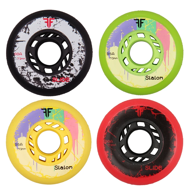 

free shipping roller skate wheels slalom wheel sliding wheel 85 A and 88 A