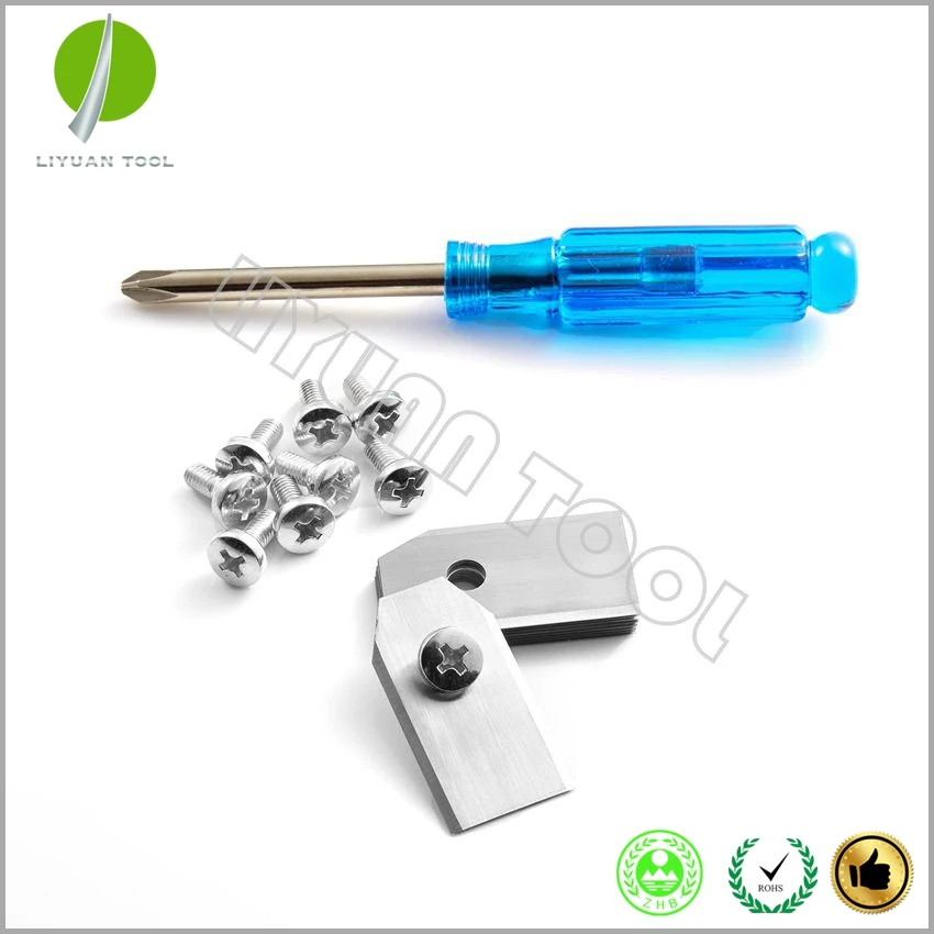 

45PCS 0.6MM Knife blade with screws for Mower robot Gardena R40Li R45Li R70Li 45 St+ Screwdriver