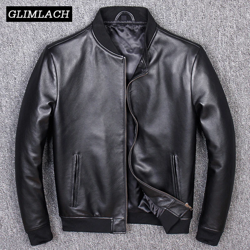 Aviation Genuine Leather Short Bomber Jacket Men Pilot Sheepskin Real Leather Jacket Slim Large Size 5XL Coats Veste Cuir Homme Aviation Genuine Leather Short Bomber Jacket Men Pilot Sheepskin Real Leather Jacket Slim Large Size 5XL Coats Veste Cuir Homme