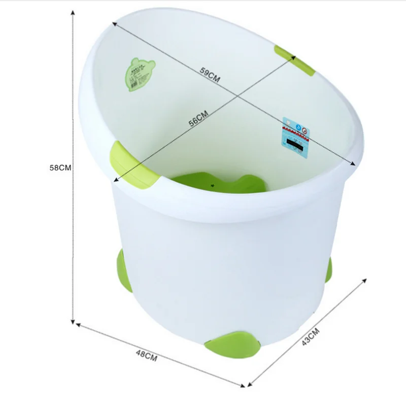Модная пластиковая большая детская Ванна для ванной, сиденье для безопасности, Детская душевая ванна для чистки, Нескользящие аксессуары для детской ванной комнаты