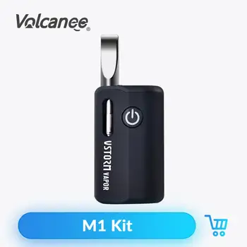 

Original Vapor Storm M1 Kit for 0.5ml CBD Coil Vape Mod 800mAh Built-in Battery Variable Voltage Electronic Cigarette Box Mod