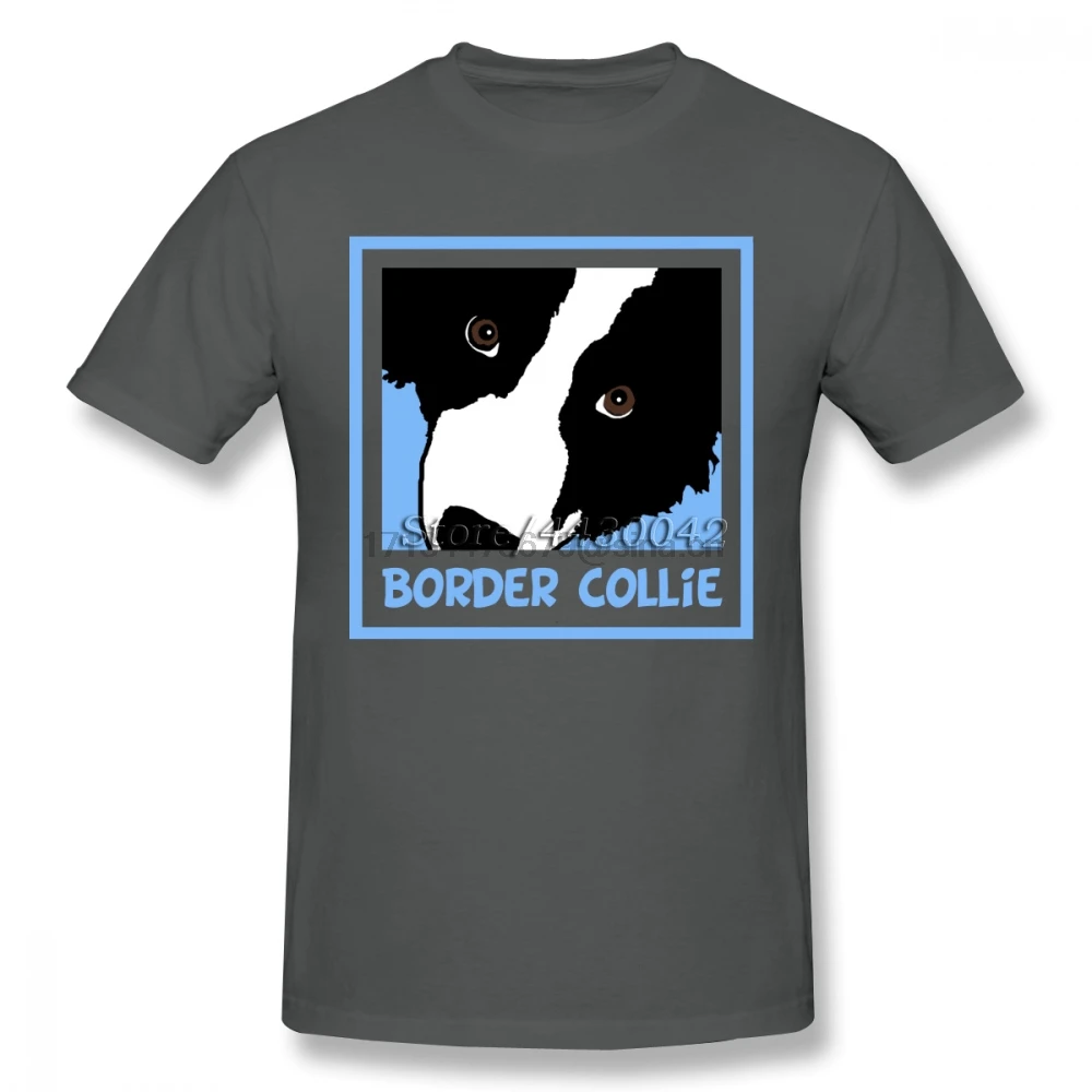 Мужская хлопковая футболка Boarder Collie Dog Face большие размеры 4XL 5XL 6XL Camiseta | одежда