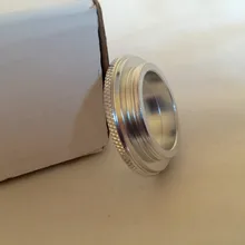 Металлический C крепление CCTV камера корпус крышка Пылезащитная крышка s Мужская резьба серебристый цвет