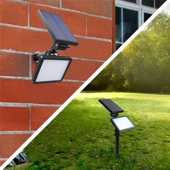

48 LEDs Waterproof Solar Powered Security Lights 2-in-1 Outdoor Lighting Solar Wall Lamp LED Lawn Lamp Garden Light P20
