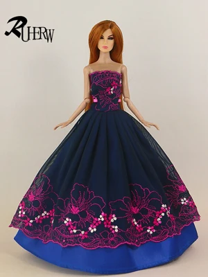 Новинка, свадебное платье ручной работы, Высококачественная Одежда для куклы Барби, 15 стилей платьев - Цвет: C10