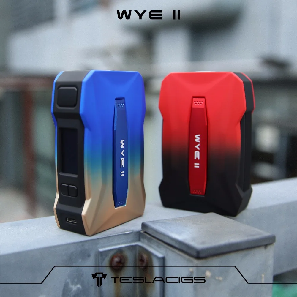 Original Tesla WYE II 215W Kit 215W Teslacigs WYE II 215W Box MOD Vape Electoronic Cigarette Vaporizer Support Resin Tank 01 (7)