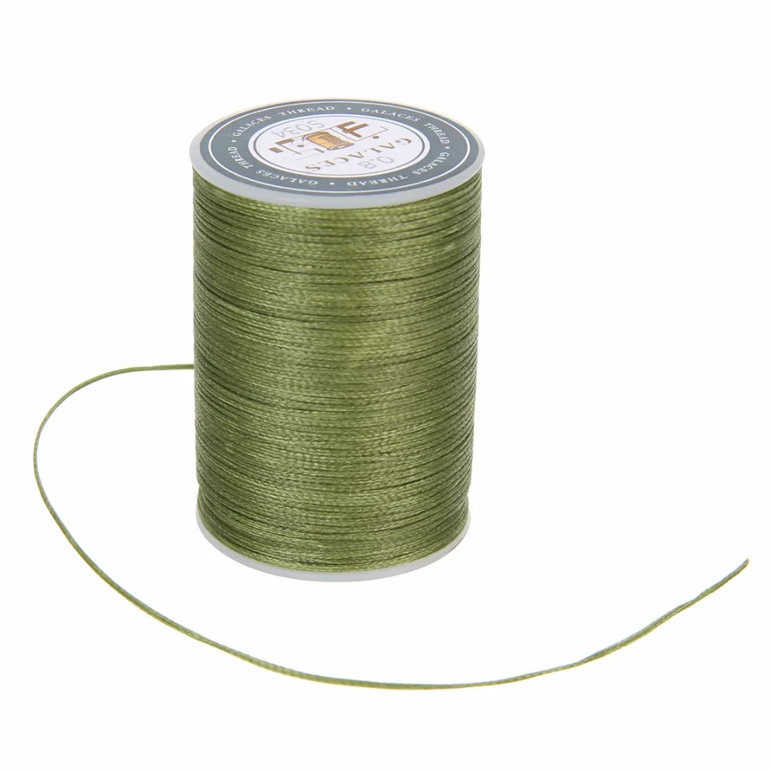 шелковые нитки. 150d нить в мм. нить вощеная "galaces цвета м102. 8 мм. итальянские вощенные нитки 0.