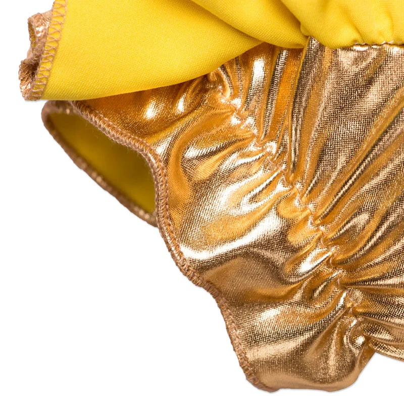 2018 Детские комплекты одежды для девочек черный хлопковый комбинезон Золотой рюшами Кружевные шорты обувь повязка на голову Одежда для