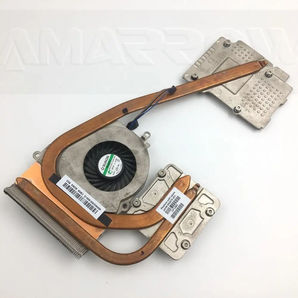 

Original free shipping laptop heatsink cooling fan cpu cooler For HP 8560W 8560P 652675-001 652677-001 MF60150V1-C000-S9A