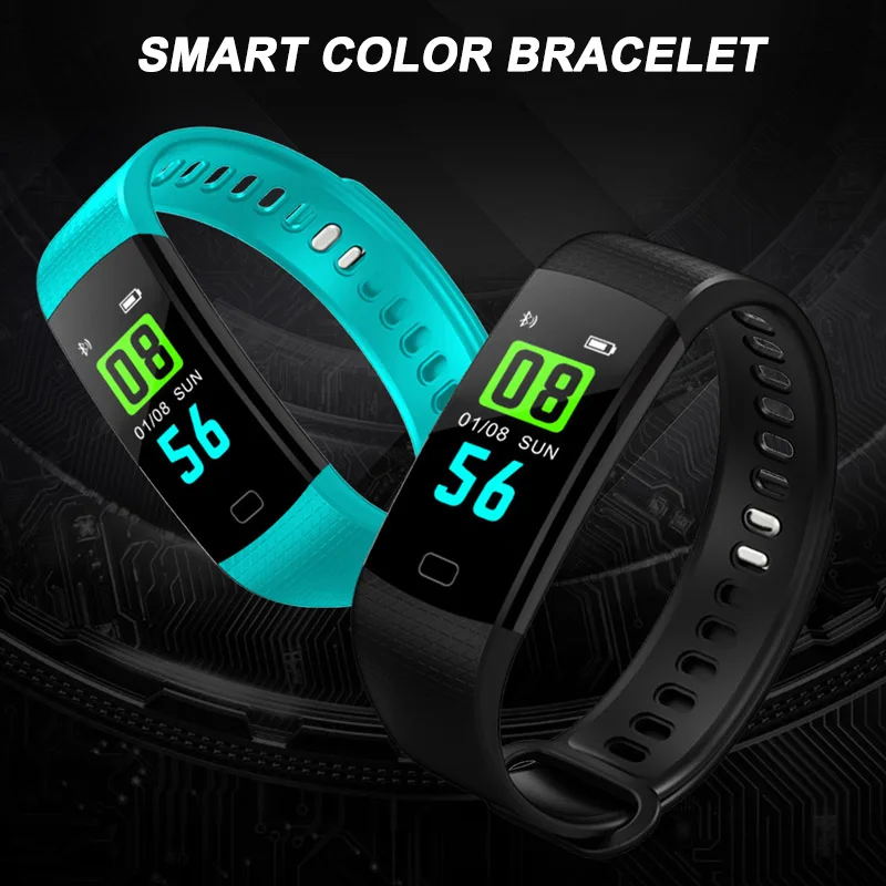 New Hot Smart Bracelet Color Screen Heart Rate Blood Pressure Sleep Monitoring for Sports NV99 | Электроника
