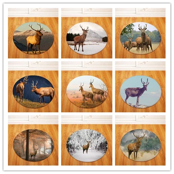 

Deer Round Carpet Kids Play Tent Gym Rug Bedroom Living Room Coffee Table Floor Mats /Baby Crawling Carpets
