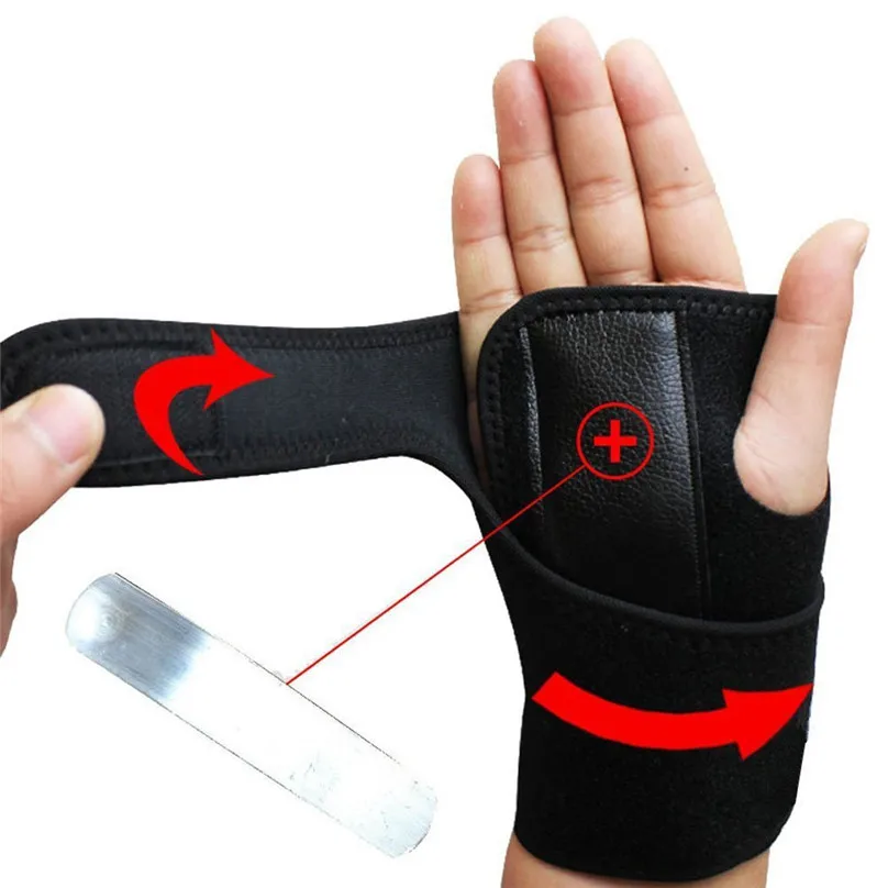 Wrist Hand Brace Support Carpal Tunnel Splint Arthritis Sprain Stabilizer Strap Outdoor Sports Protector Wrist Support #3d26 (5)