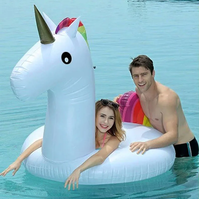 

Giant Unicorn Floats Swimming Ring Unicorn Inflatable Pool Float Toys For Adult Unicorn Swimming Rings For Women Swim Accessary