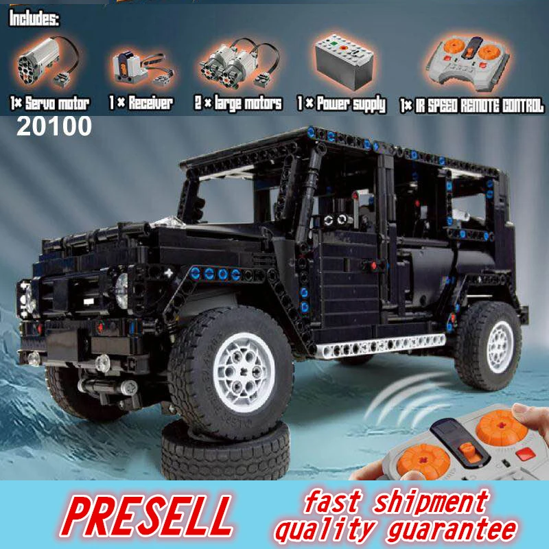 

Lepin Technic 20100 MOC 2425 G500 AWD RC Motors Model Compatible With Legoing Building Blocks Bricks Gifts Educational Toys