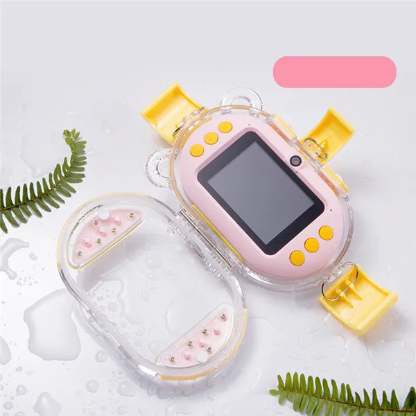 Wifi pink camera WiFi детская камера Водонепроницаемая мини SLR с двойным объективом движения дети камера Цифровые игрушки 800 Вт HD Смарт Камера Съемки рекордер - Цвет: Wifi pink camera