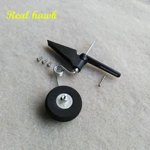 20 шт./лот 50-120 класс Руль Комбинированный Стекловолоконный кронштейн+ колесо+ Рулевая Система летательного аппарата хвостовое колесо