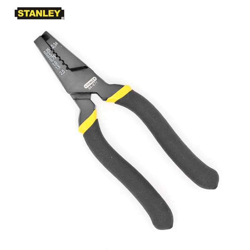 Stanley 1PC lifetime guarantee European style crimping pliers for cable end sleeves terminal