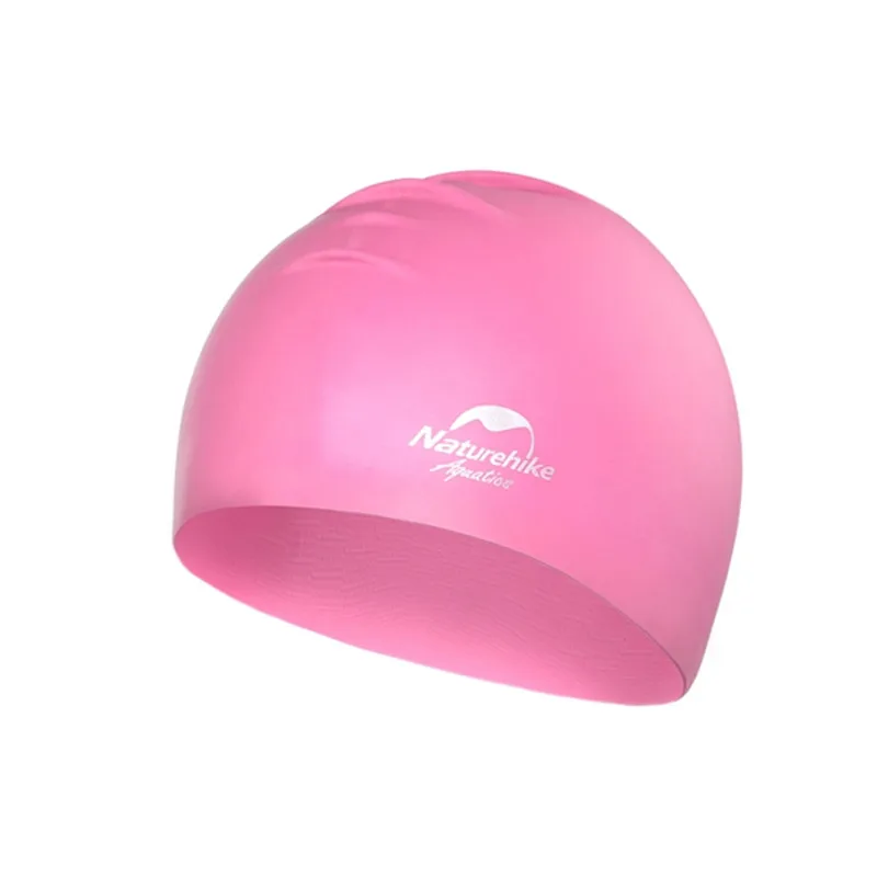 pink Naturehike открытый плавательный колпачок для детей в силиконовый материал чистый цвет Кепка Удобная - Цвет: pink
