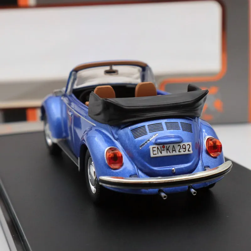 Премиум X 1:43 VOLKSWAGEN SUPER BEETLE 1973 Кабриолет синий металлик PRD531 литья под давлением модели автомобилей Ограниченная серия Коллекция