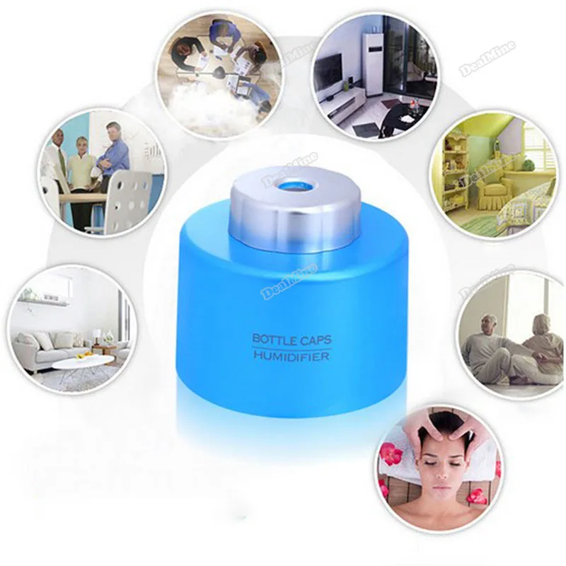 evertrust Full refund Portable USB Mini Water Bottle Caps Humidifier Aroma Air Diffuser Mist Maker perfectly | Бытовая техника
