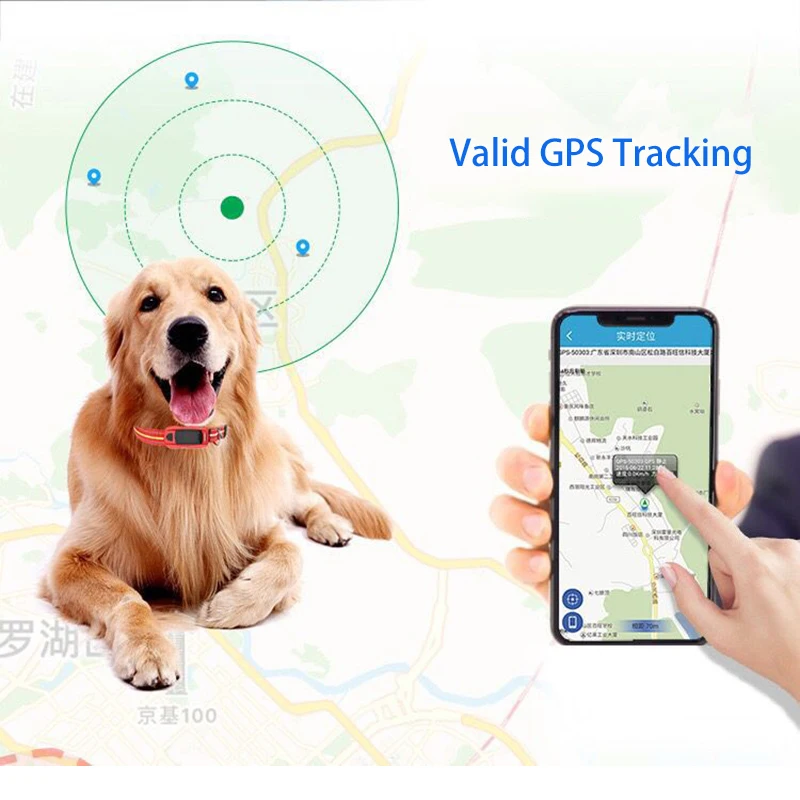Умный мини gps-трекер для собак, ошейник для собак, трекер для собак, кошек