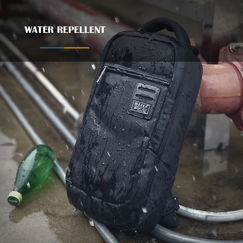 

KAKA Chest Bag Pack for Men Nylon Waterproof Crossbody Bags Ipad phobe bag Male Short Travel Anti theft Shoulder Messenger Bags