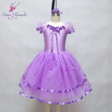 Женские для выступления балетная пачка для девочек Танцевальный костюм балерина Танцы пачка розовый/Сиреневый/нежно-голубой балетная пачка