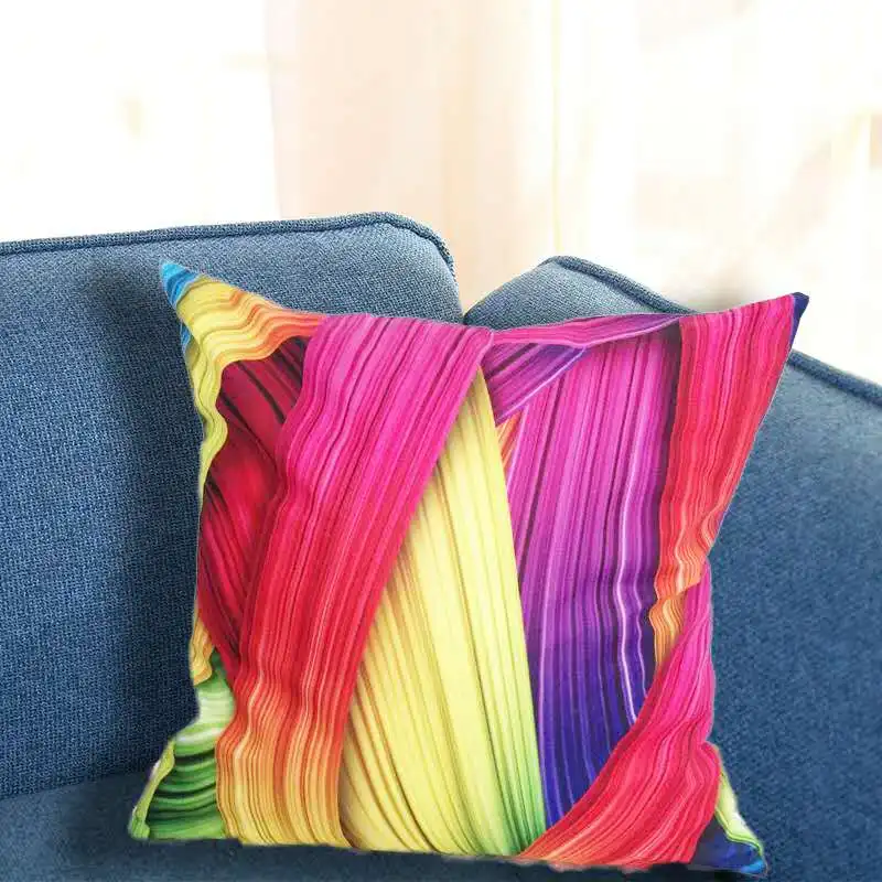 

Decorative throw cushion cover Nordic Abstract geometric colorful for sofa home car decor pillowcase cushion case
