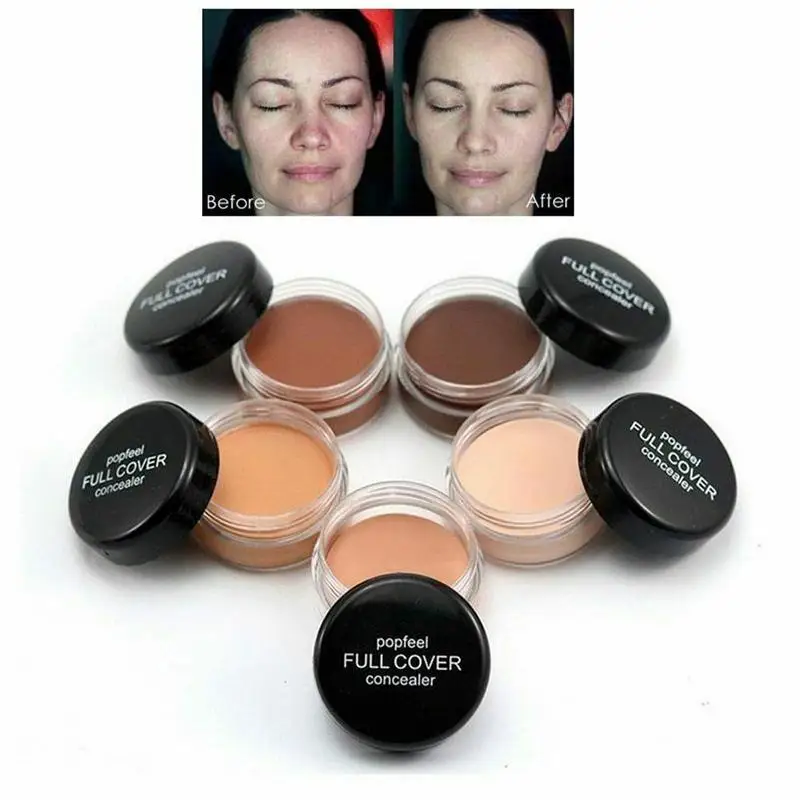

Full Cover Repair Concealer Makeup Dark Circles Spot Hide Cosmetic Face Corrector Foundation Contour Concealer Cream Cosmetic