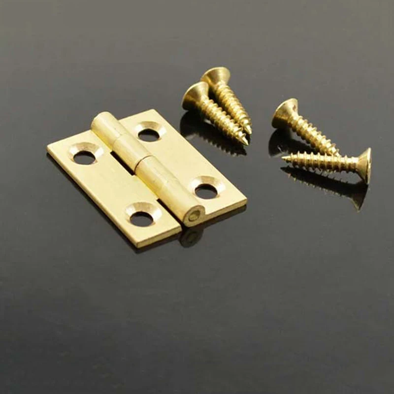 High Quality Pure copper mini hinges Decorative box hinge 1 inch small