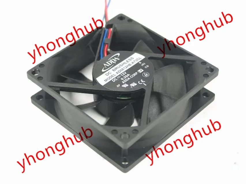 

ADDA AD0812HB-A73GL DC 12V 0.25A 80x80x25mm Server Cooling Fan